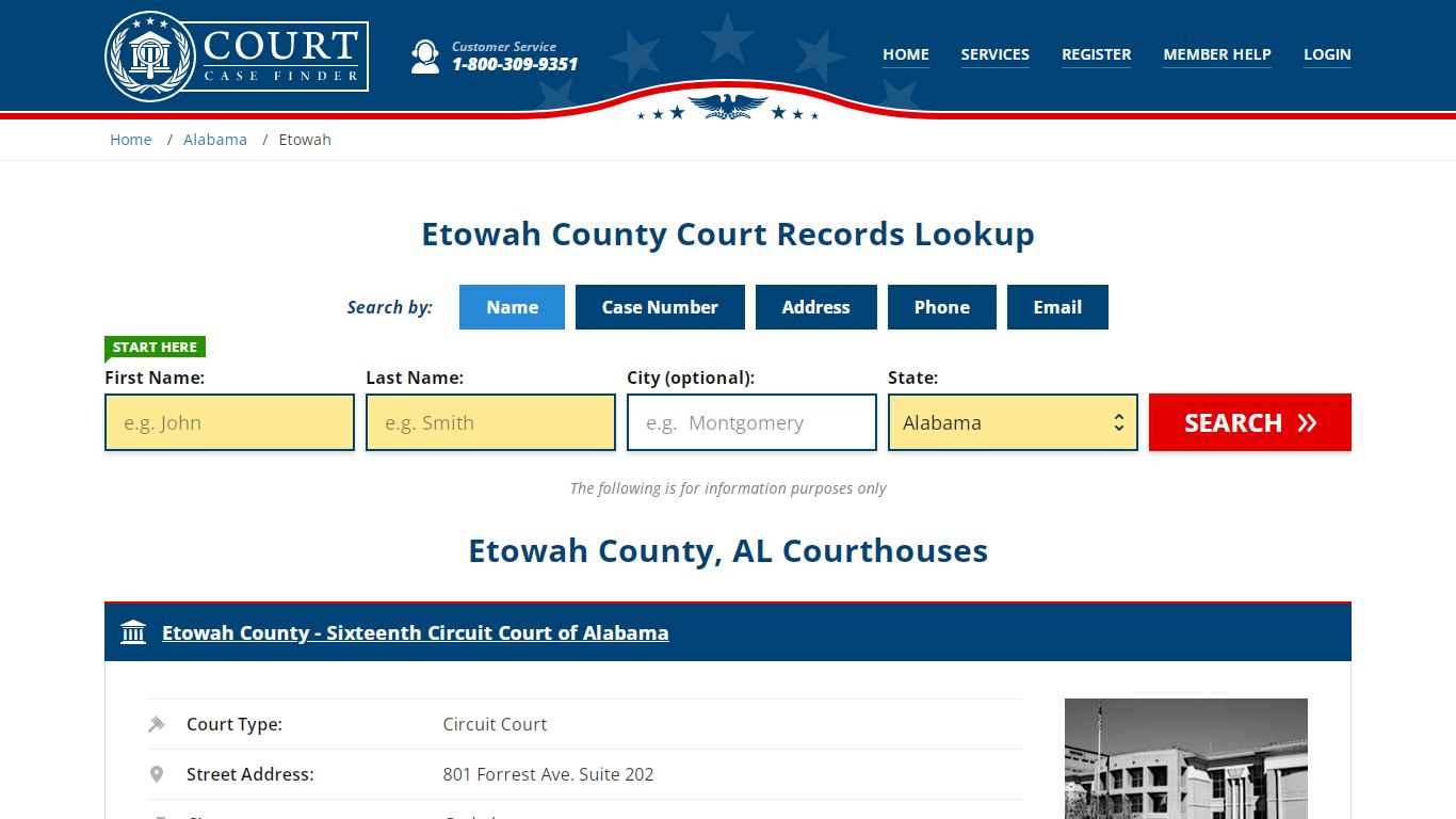 Etowah County Court Records | AL Case Lookup